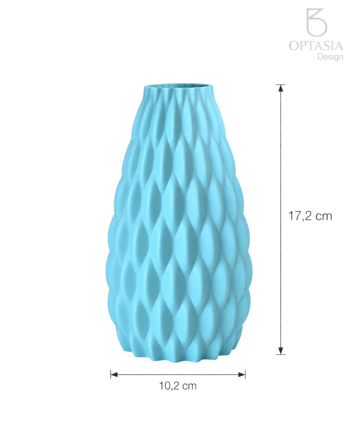 Ecala Vase Bleu Glacier