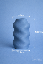 Ondula Vase Bleu