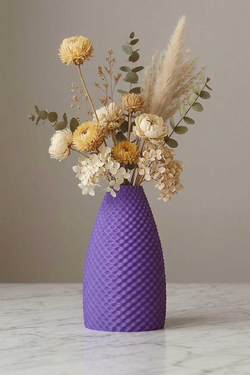 Textura Vase Lavande