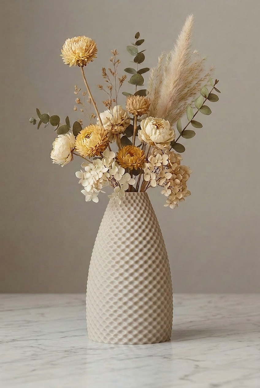 Textura Vase Beige