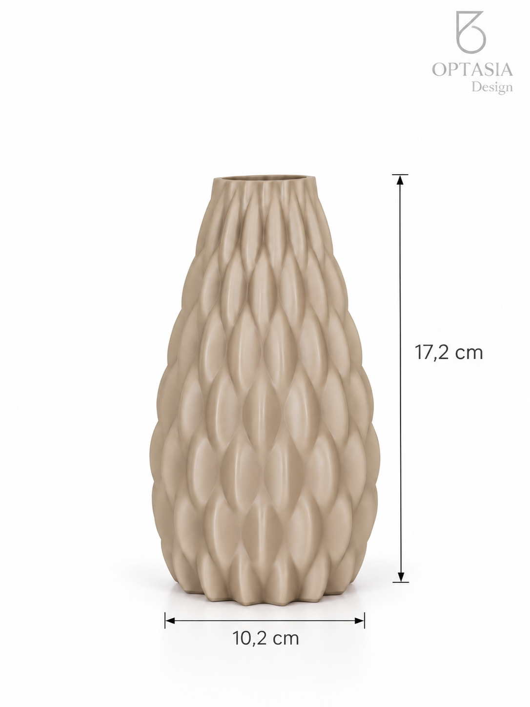 Ecala Vase Beige