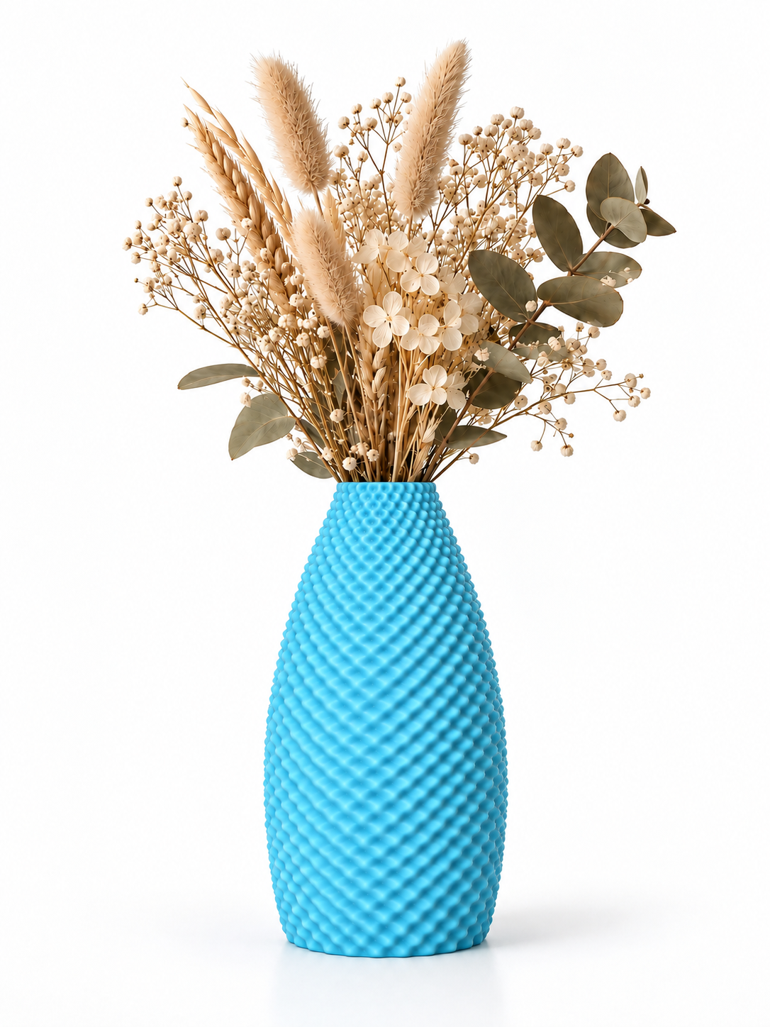 Textura Vase Bleu Glacier