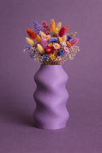 Ondula Vase Mauve