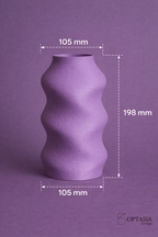 Ondula Vase Mauve